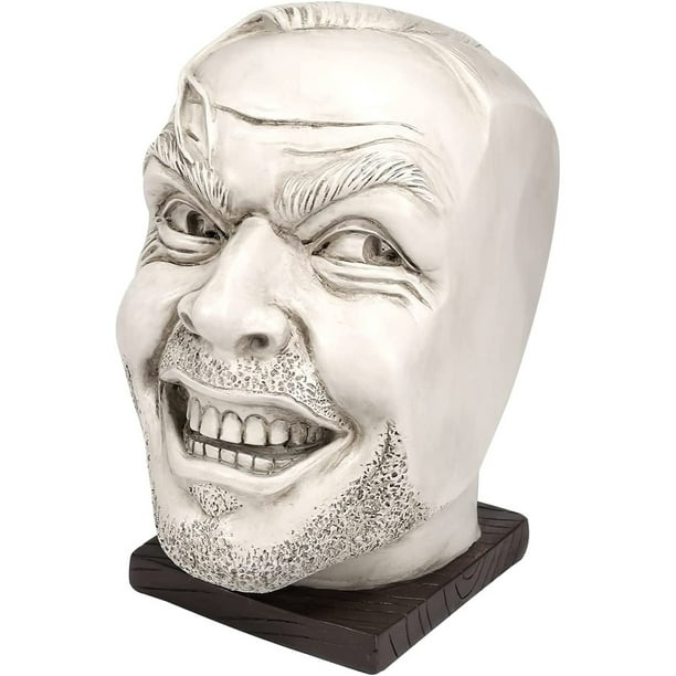 Sculpture Of The Shining Bookend Library Decor,Here’s Johnny Desktop Ornament
